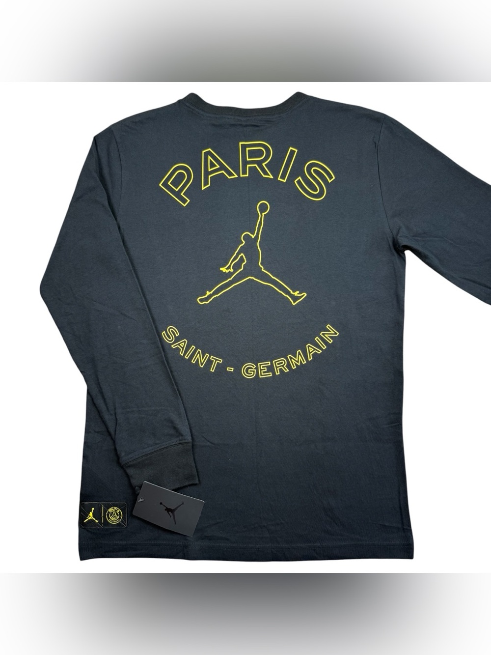 NEW Jordan Paris Saint-Germain F.C. PSG Soccer LS t-shirt Youth XL/ Men’s size S